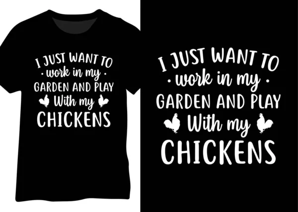 Kurczaki Mama Chicken Lover Design — Wektor stockowy
