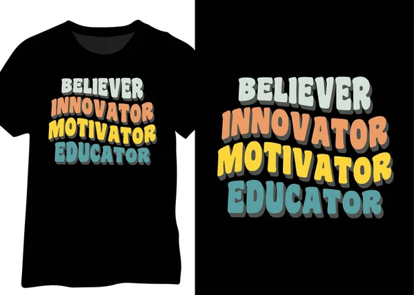 Innovator Motivatör Eğitmeni Retro Dalgalı Tişört, Kupa, Poster Tasarımı