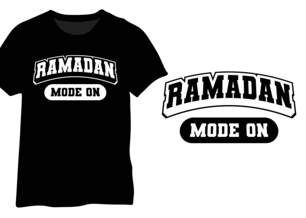 Modo Ramadán Tipografía Audaz Diseño Vectorial Tipografía Estilo Ramadán College — Archivo Imágenes Vectoriales
