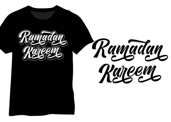 Ramazan Kareem Typography Design Vector, Ramazan Script Typography