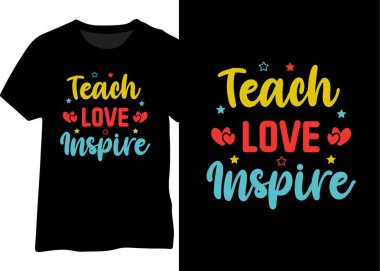 Öğretmenler Günü Tipografi Tasarım Vektörünü Öğretin