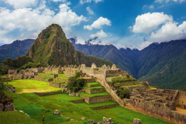 Machu Picchu, Inca citadel declared a World Heritage Site by UNESCO clipart