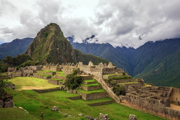 Мачу Пикчу Цитадель Инков Объявлена Юнеско Объектом Всемирного Наследия — стоковое фото