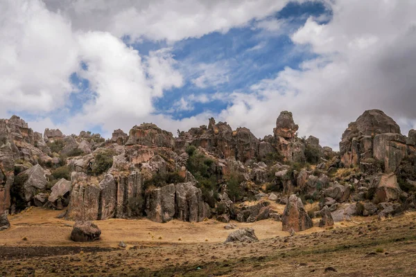 Natural Landscape Stone Forest Huaraca Ayacucho Peru — Stock Photo, Image