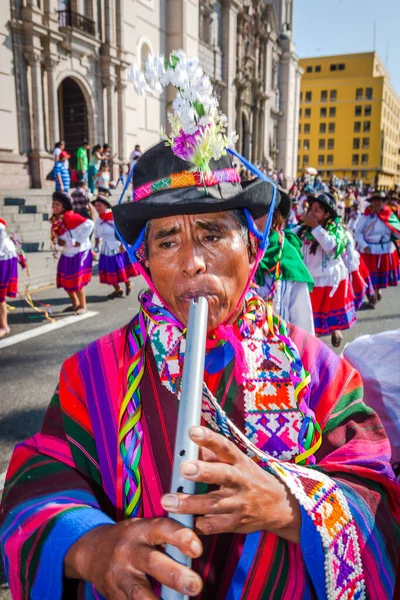1Er Mars 2014 Ayacucho Pérou Les Gens Qui Célèbrent Carnaval — Photo