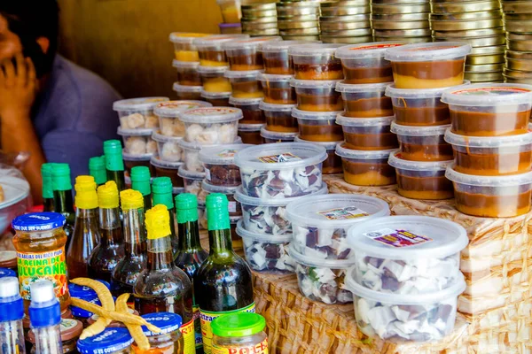 2019年6月2日 秘鲁利马 蜂蜜产品在当地市场销售 — 图库照片
