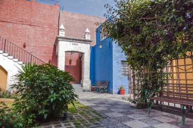 Arequipa, old colonial colonial house in the city of cusco, peru 