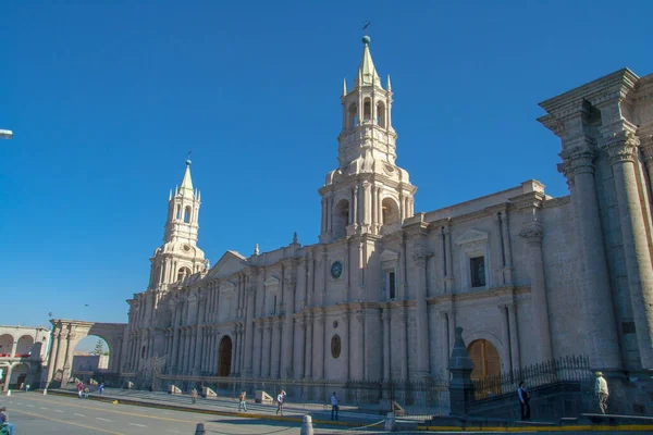 秘鲁阿雷基帕主教座堂 — 图库照片