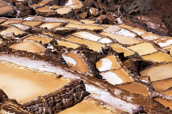 Maras Salt Terraces Sal Peru South America Cusco Peru — Stock Photo, Image