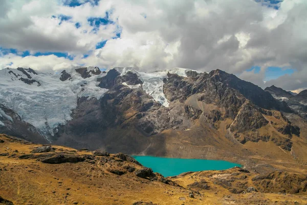 Mountain Peak Mountain Range Peru — Stock Photo, Image