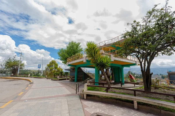 Janeiro 2016 Huancayo Peru Vista Sobre Praça Chupaca Huancayo — Fotografia de Stock