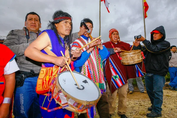 Tradiční Peruánský Domorodý Kmen — Stock fotografie