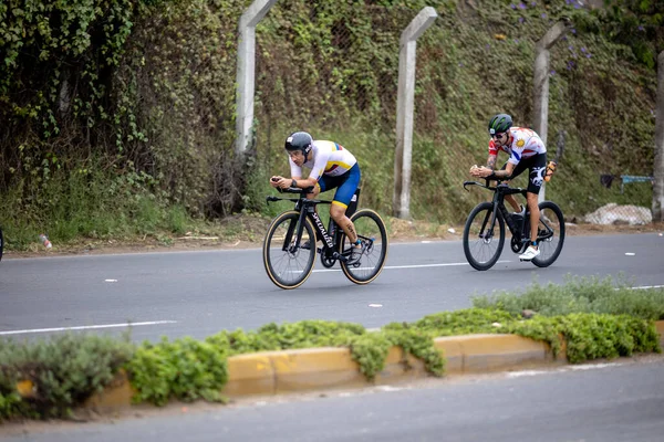 Ironman Lima Versenyző Sportoló 2023 Április — Stock Fotó