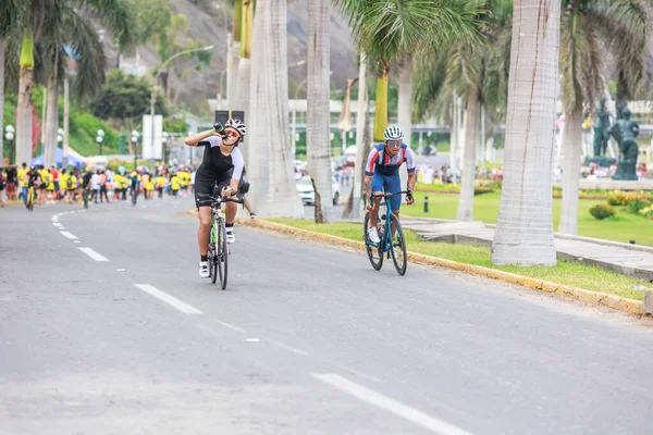 Ironman Lima Atleta Competindo Peru Abril 2023 — Fotografia de Stock