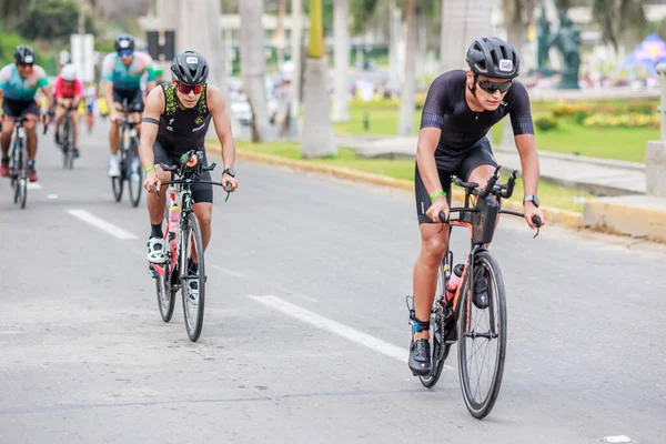 Ironman Lima Atleta Competidor Perú Abril 2023 — Foto de Stock