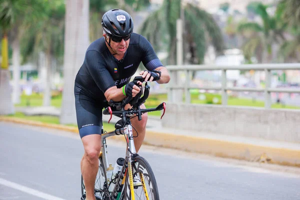 Ironman Lima Atleta Competidor Perú Abril 2023 — Foto de Stock