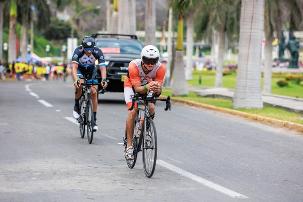 Ironman Lima Idrottsman Tävlande Peru April 2023 — Stockfoto