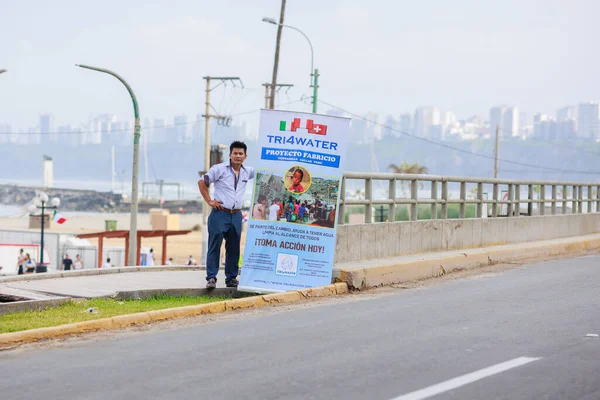 Ironman Lima Peru April 2023 경쟁하는 — 스톡 사진