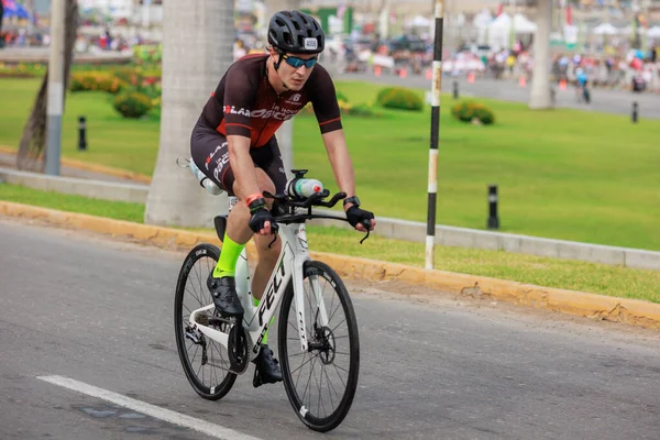 Спортсмен Участвующий Ironman Lima Peru Апреля 2023 Года — стоковое фото