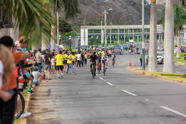 Спортсмен Який Змагається Ironman Lima Peru April 2023 — стокове фото