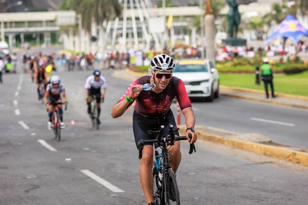 Ironman Lima Atleta Compitiendo Perú Abril 2023 —  Fotos de Stock