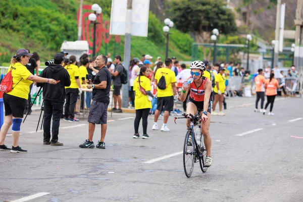 Lima Peru April 2023 Teilnehmer Ironman Peru — Stockfoto