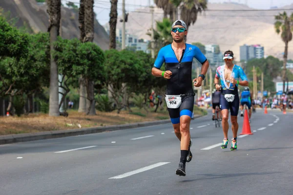 Ironman Lima Athlete Competing Peru April 2023 — Stock Photo, Image