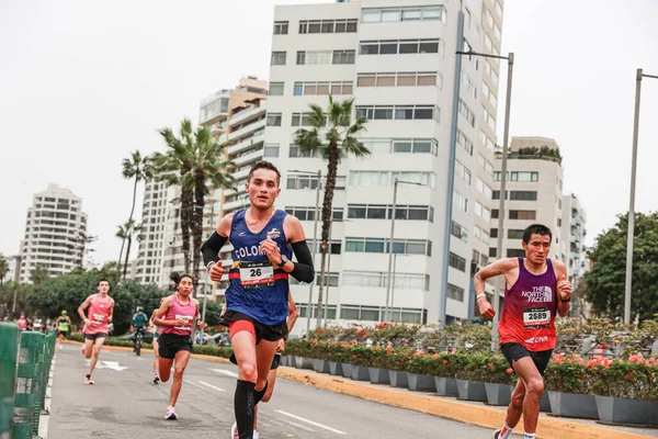 Sportler Beim Lima 42K Marathon Mai 2023 Peru — Stockfoto