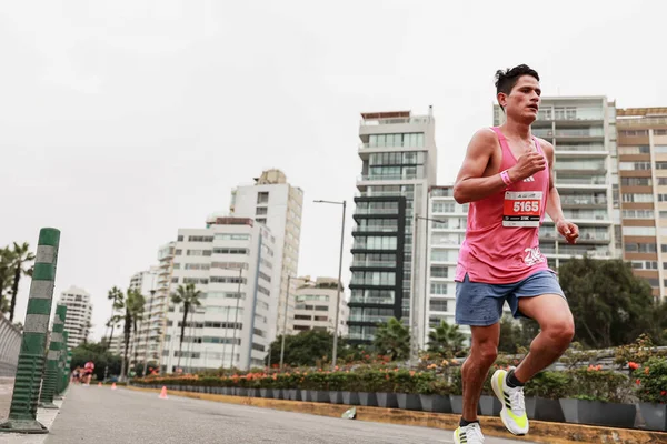 Athlète Participant Marathon Lima 42K Mai 2023 — Photo