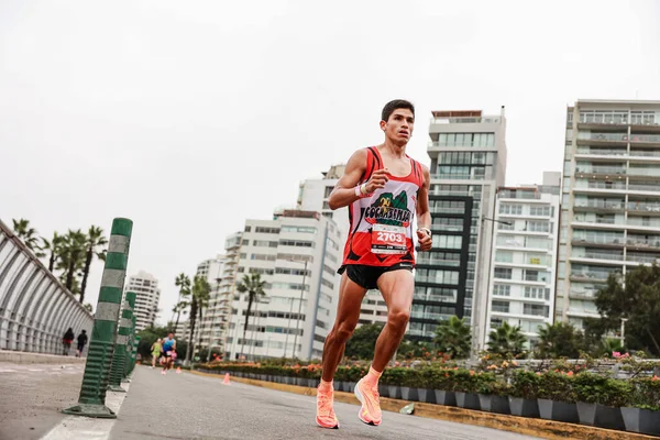 Athlète Participant Marathon Lima 42K Mai 2023 — Photo