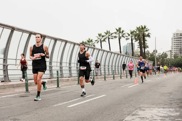 Lima Perú Mayo 2023 Correr Atletas Que Compiten Maratón Lima —  Fotos de Stock