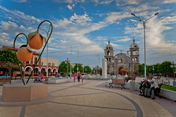 Palpa Peru Kathedraal Van John Doper Het Centrum Van Stad — Stockfoto