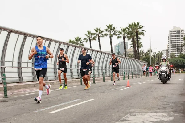 Athlete Competing Lima 42K Marathon May 2023 — Stock Photo, Image