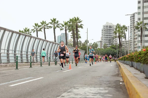 Lima 42K Marathon Спортсмени Змагаються Травня 2023 Року — стокове фото