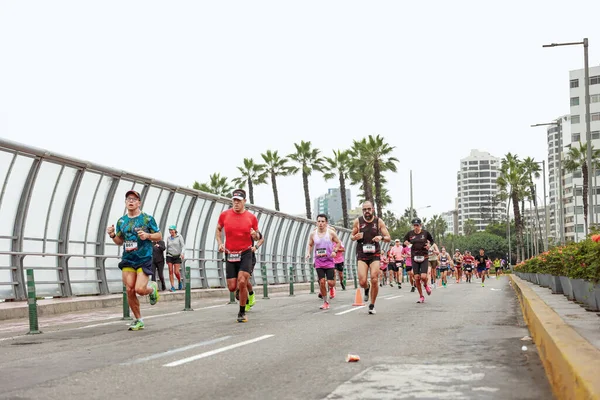 Athletes Competing Lima Marathon 42k 2023 Stock Photo 2307141375