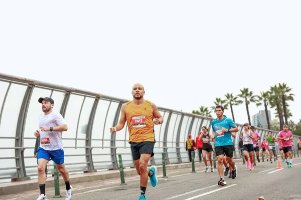 Lima 42K Marathon Wedstrijd Atleet Mei 2023 — Stockfoto