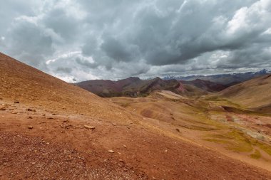 Cusco Peru 'daki güzel dağlar
