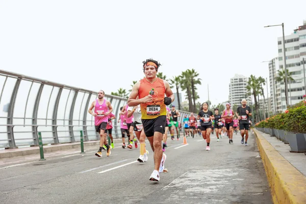 Lima Peru Mei 2023 Atleten Nemen Deel Aan Lima Marathon — Stockfoto