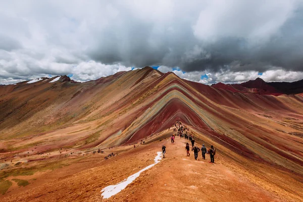 Ausangate Beau Paysage Dans Les Montagnes Sept Couleurs Cusco — Photo
