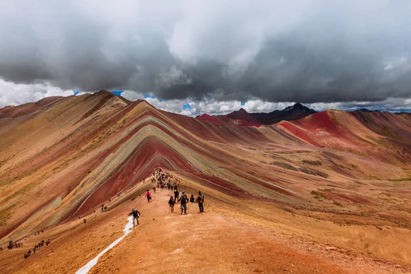 stock image Ausangate, beautiful landscape in the mountains of seven colors, Cusco Per