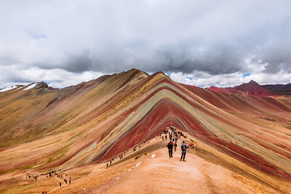Ausangate Όμορφο Τοπίο Στα Βουνά Των Επτά Χρωμάτων Cusco — Φωτογραφία Αρχείου