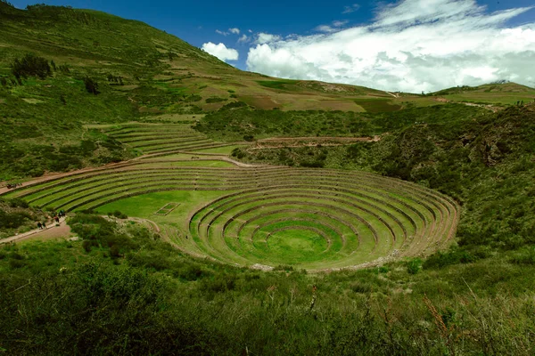 Archäologisches Zentrum Moray Cusco Peru Das Heilige Tal Von Cuzco — Stockfoto