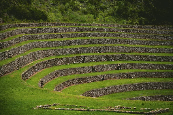 Inca Del Perú Centro Arqueológico Moray Cusco Perú —  Fotos de Stock