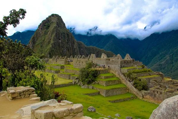 Мачу Пикчу Объект Всемирного Наследия Юнеско Самый Известный Самый Единственный — стоковое фото