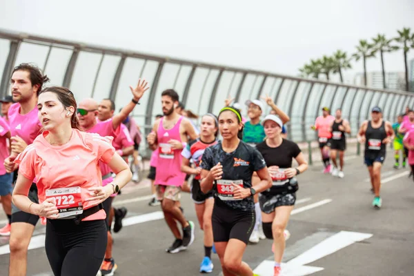 Lima Peru Mai 2023 Athleten Nehmen Lima Marathon 42K 2023 — Stockfoto
