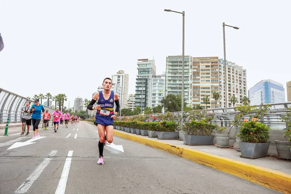 Lima Peru Mai 2023 Athleten Nehmen Lima Marathon 42K 2023 — Stockfoto