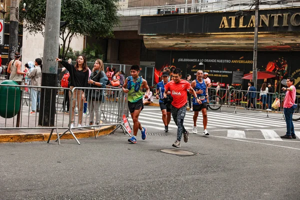 Lima Peru Május 2023 Sportolók Versenyeznek Lima Maraton 42K 2023 — Stock Fotó
