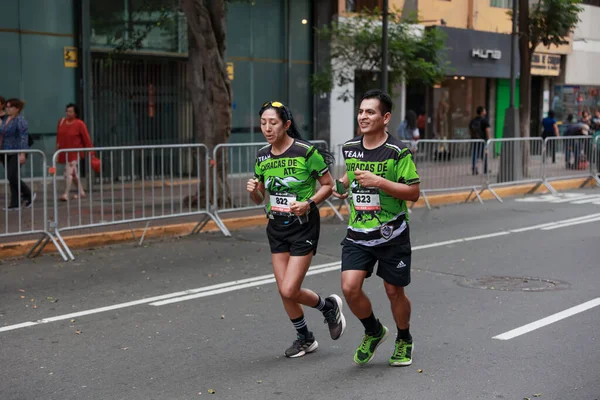 Lima Peru Května 2023 Atleti Soutěží Maratonu Lima 42K 2023 — Stock fotografie
