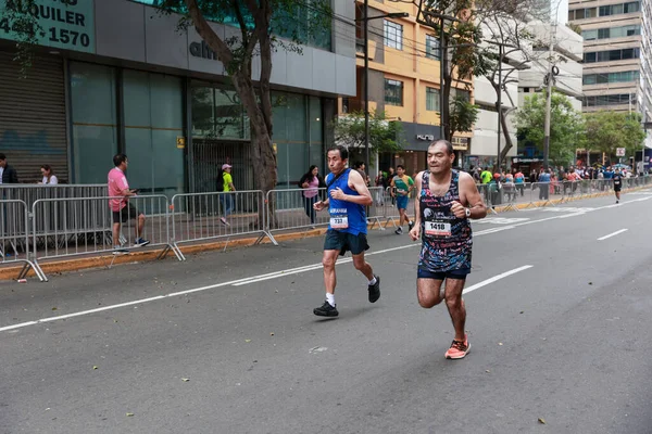 Lima Pérou Mai 2023 Les Athlètes Participent Marathon Lima 42K — Photo