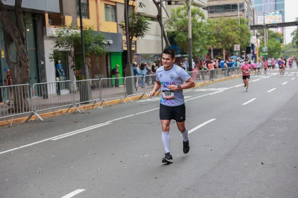 Lima Peru Mei 2023 Atleten Nemen Deel Aan Lima Marathon — Stockfoto
